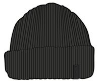 Compass Recycled Acrylic Beanie - Charcoal