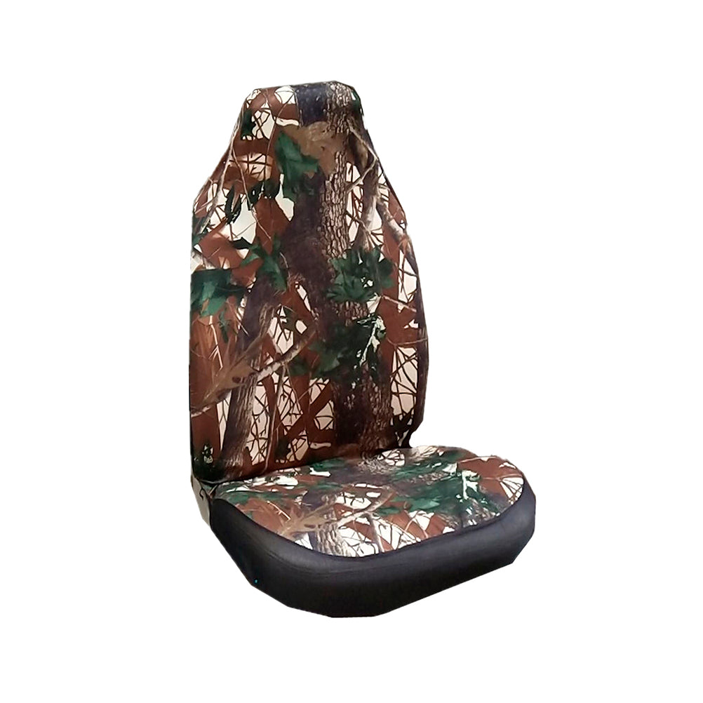 NICEXMAS 2pcs Universal Camouflage Front Seat Cover Bucket Seat Cover Blanket Pad Protectors for Car SUV Truck