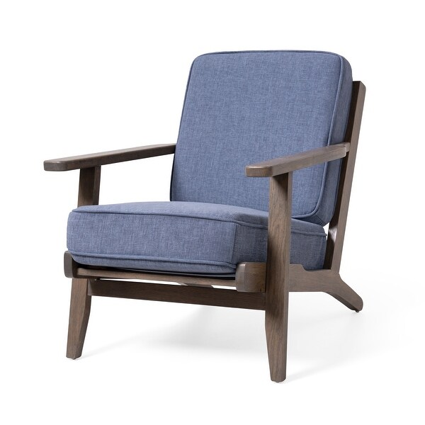 Pellebant Oak Mid-century Accent Lounge Chair