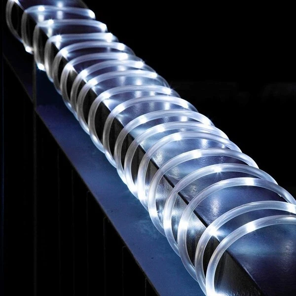 35.7ft 100 LED Solar Powered Rope String Outdoor 2 Pack Fatiry Light - 2 Pack