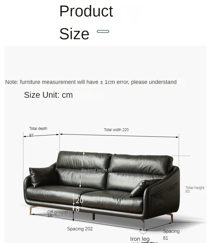 Leather Classic Sofa   Midcentury   Sofas   by GVAwood  Houzz