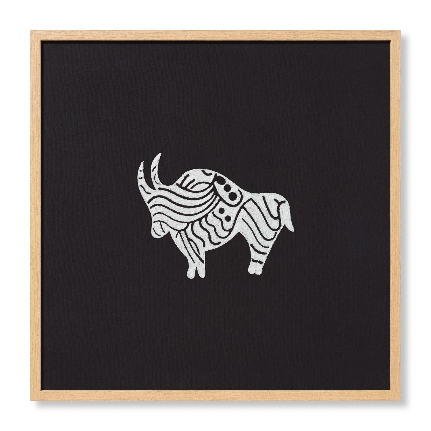 Beeste Black / Ivory Wall Art