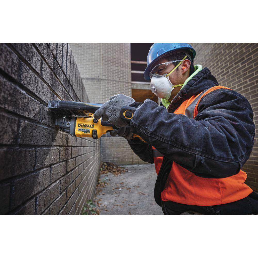 DW FLEXVOLT 60V MAX Cordless Brushless 4.5 in. - 6 in. Small Angle Grinder and (1) FLEXVOLT 9.0Ah Battery DCG418X1