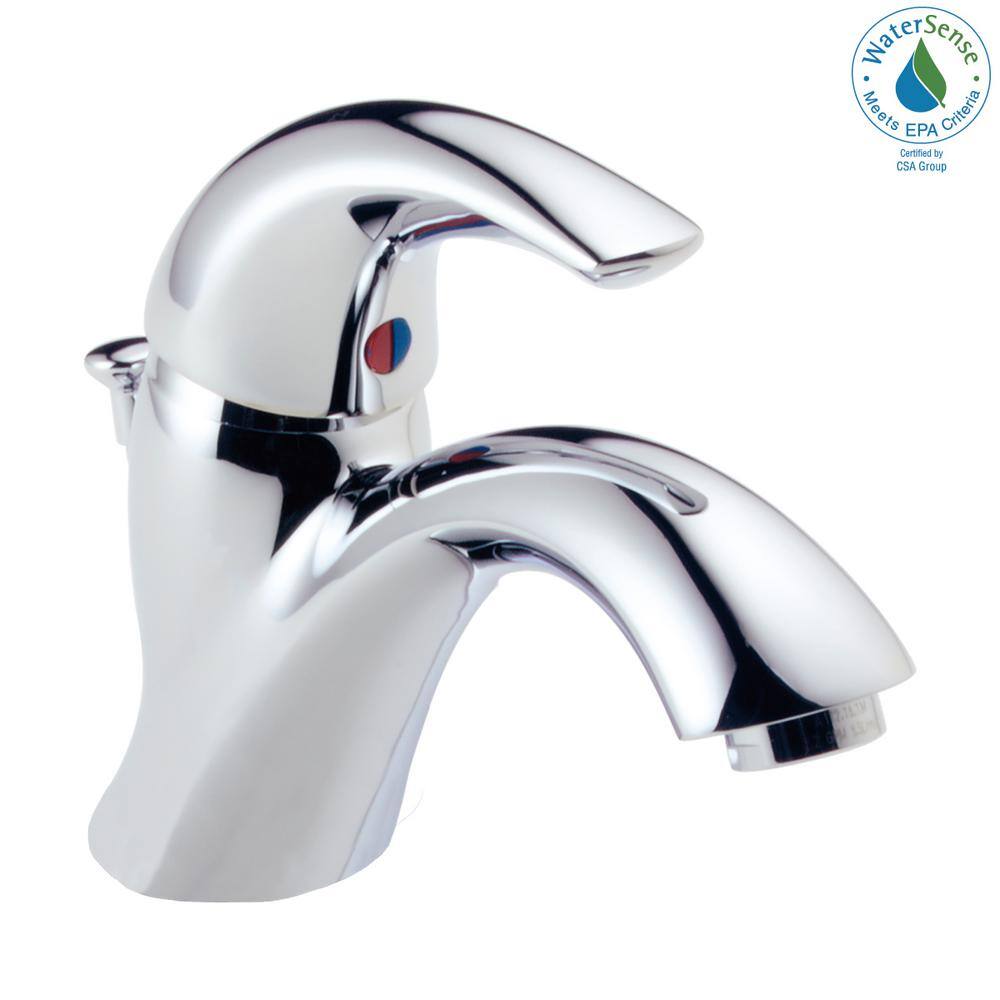 Delta Classic Single Hole Single-Handle Bathroom Faucet in Chrome 583LF-WF