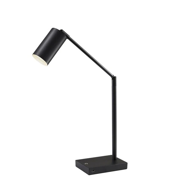 Adesso Black Colby LED Desk Lamp