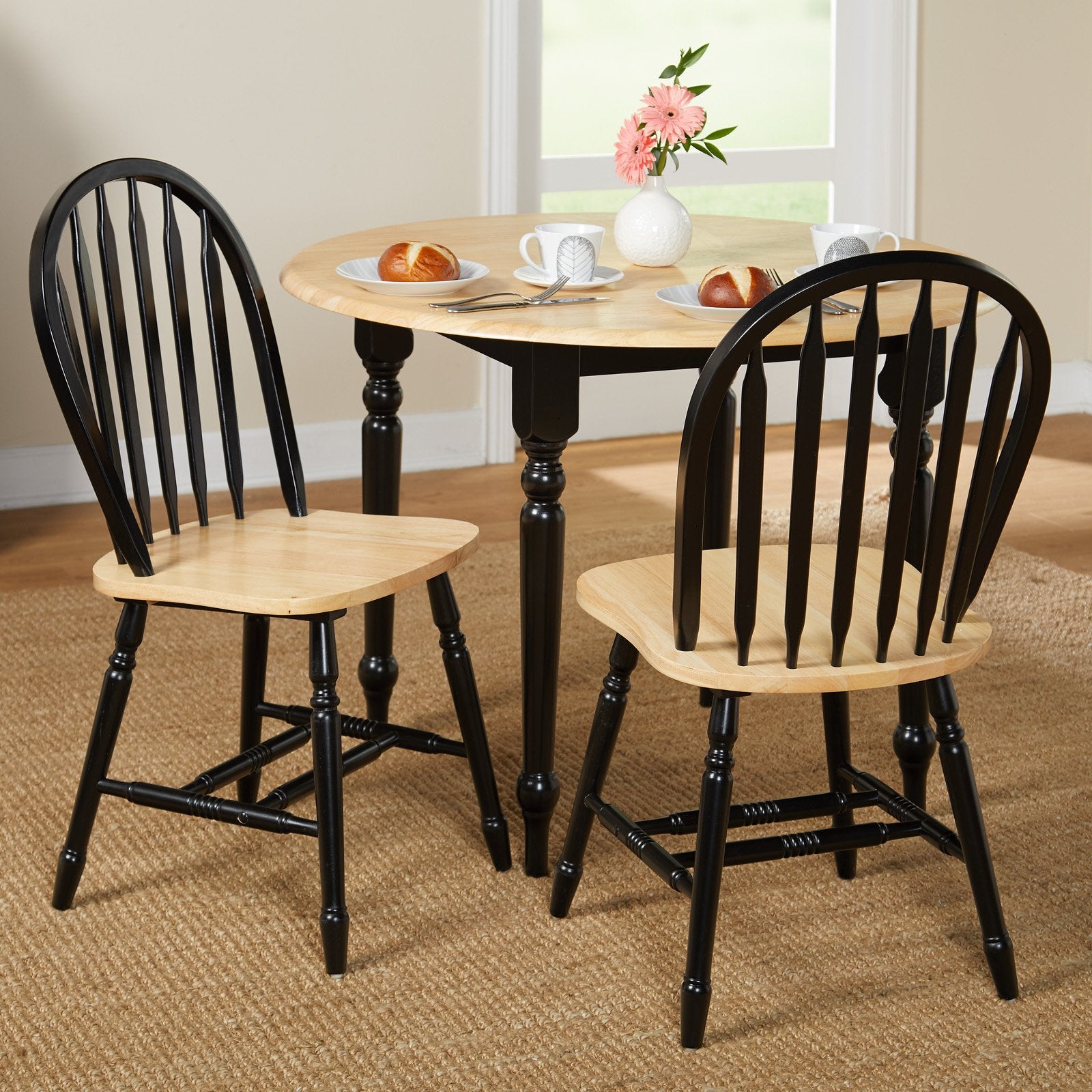 Arrowback Windsor Dining Side Chair - Set of 2