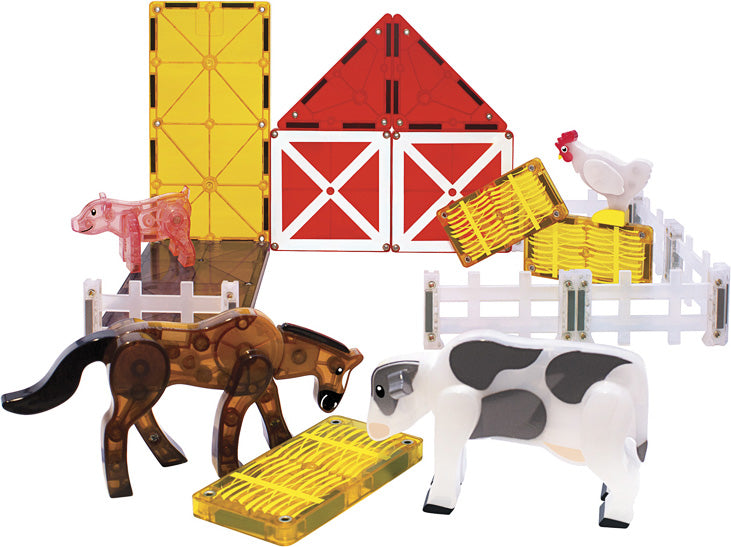 Magna-Tiles Farm Animals Set