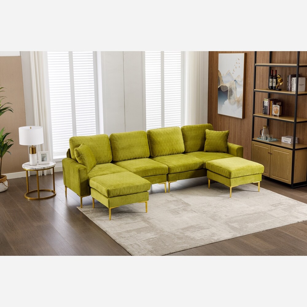 Modern U shape Sectional Sofa For Living Room