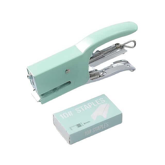 A Set Metal Hand-held Stapler No. 10 Office Stapler With 1000 Staples