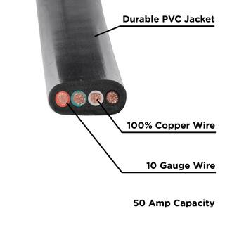 Westinghouse 25 ft. Generator Cord: 50 Amp 120240-Volt 14-50P to 14-50R 5027825C