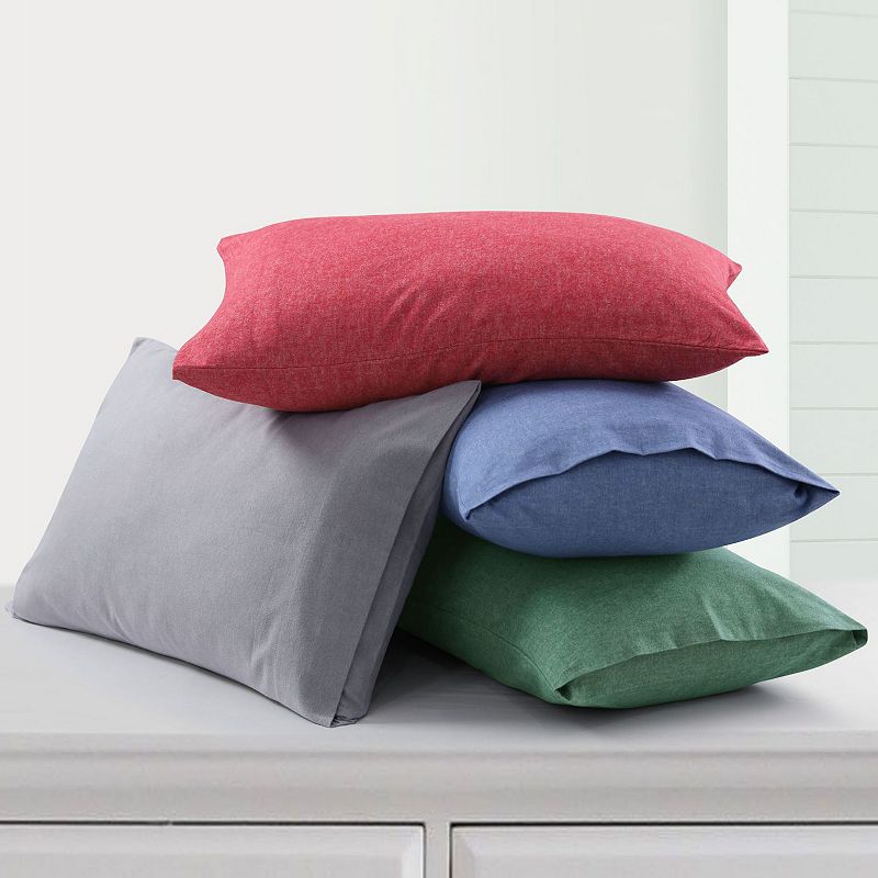 Tribeca Living Yarn Dyed Flannel Deep Pocket Sheet Set or Pillowcases