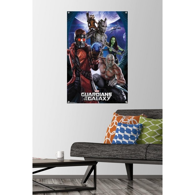 Trends International Marvel Cinematic Universe Guardians Of The Galaxy Group Unframed Wall Poster Prints