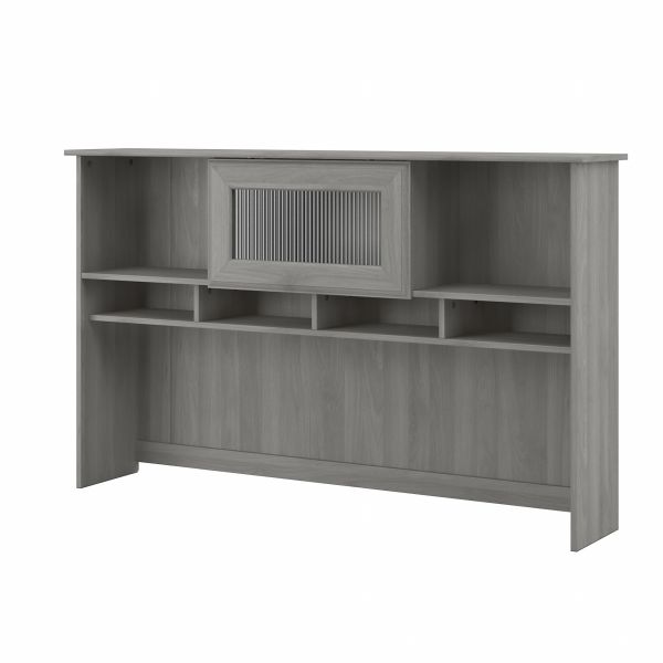 Bush Furniture Cabot 60W Hutch in Modern Gray