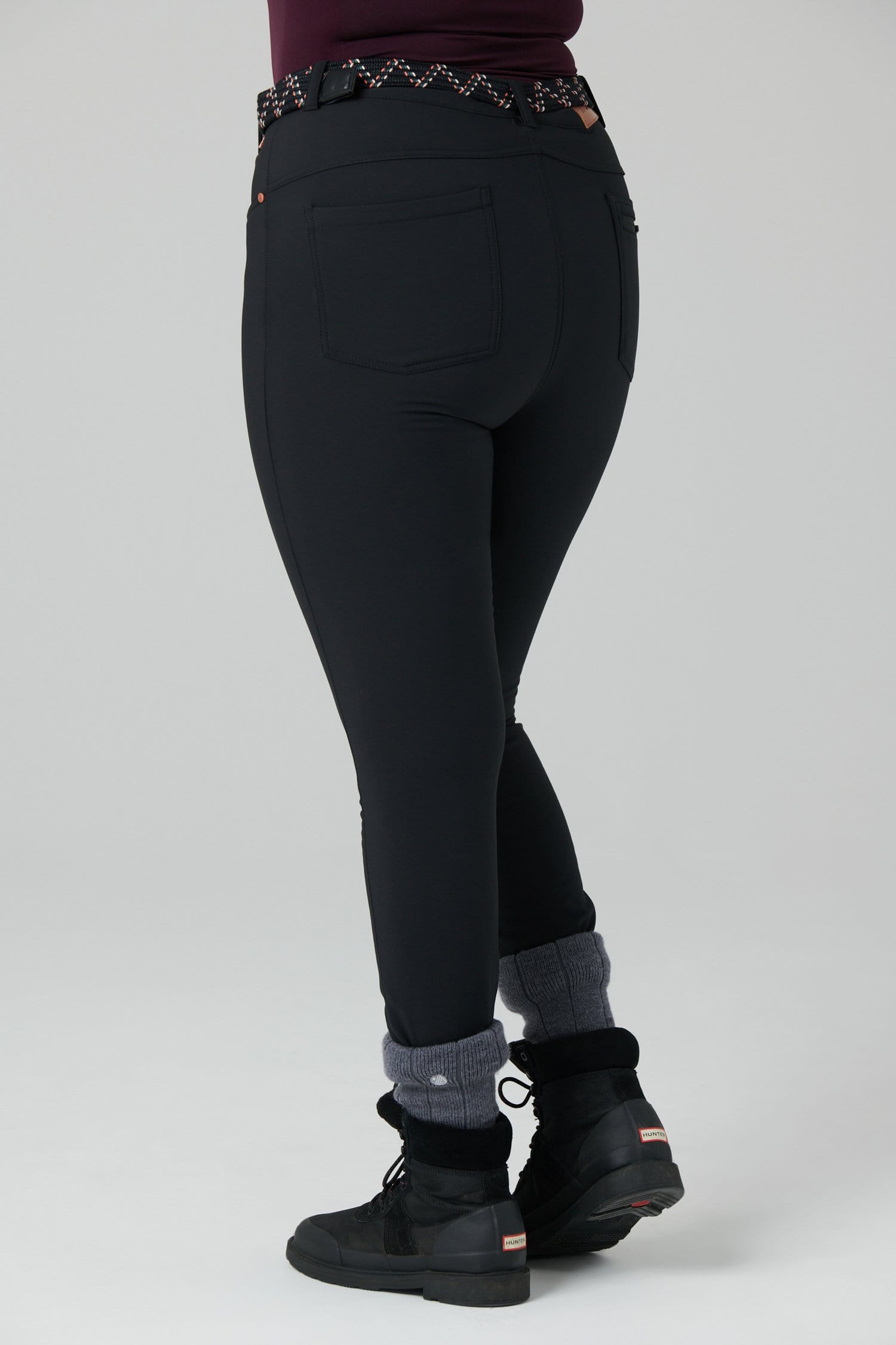 Thermal Skinny Outdoor Trousers - Black