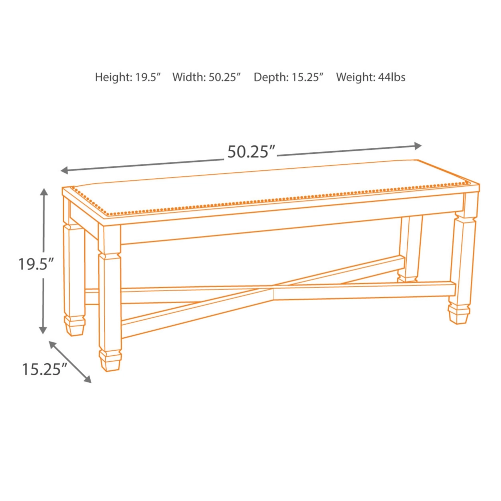 Bolanburg Upholstered Dining Room Bench