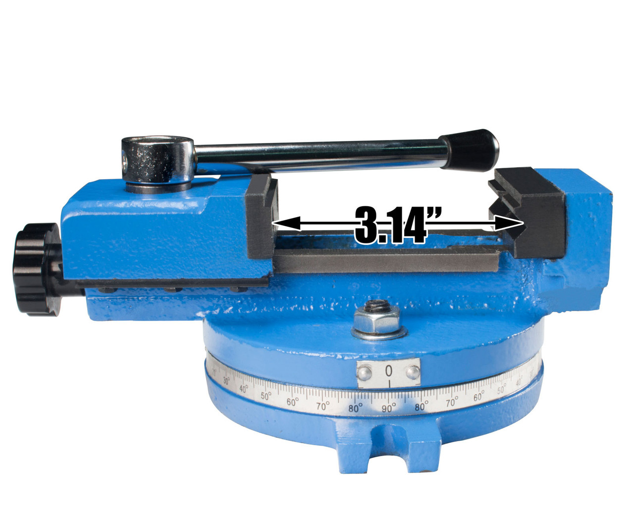 Erie Tools 55 MM Mill Vise With Adjustable Screw， Quick Clamp