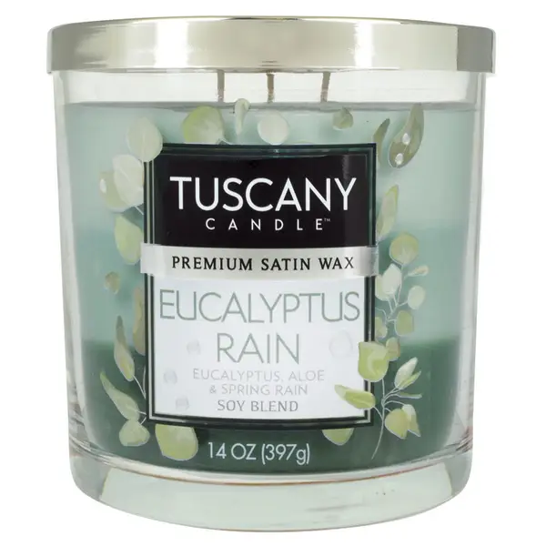 Tuscany Candle 14oz Eucalyptus Rain Candle