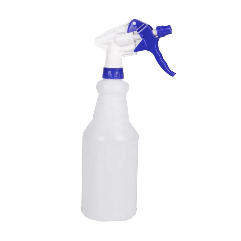 O Cleaning Refillable 750ML Plastic Spray Bottle With Graduation Adjustable Trigger Sprayer For Cleaning Water Planting Hair