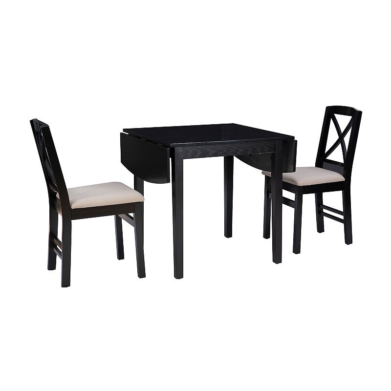 Linon Torino Drop Leaf 3-piece Dining Set