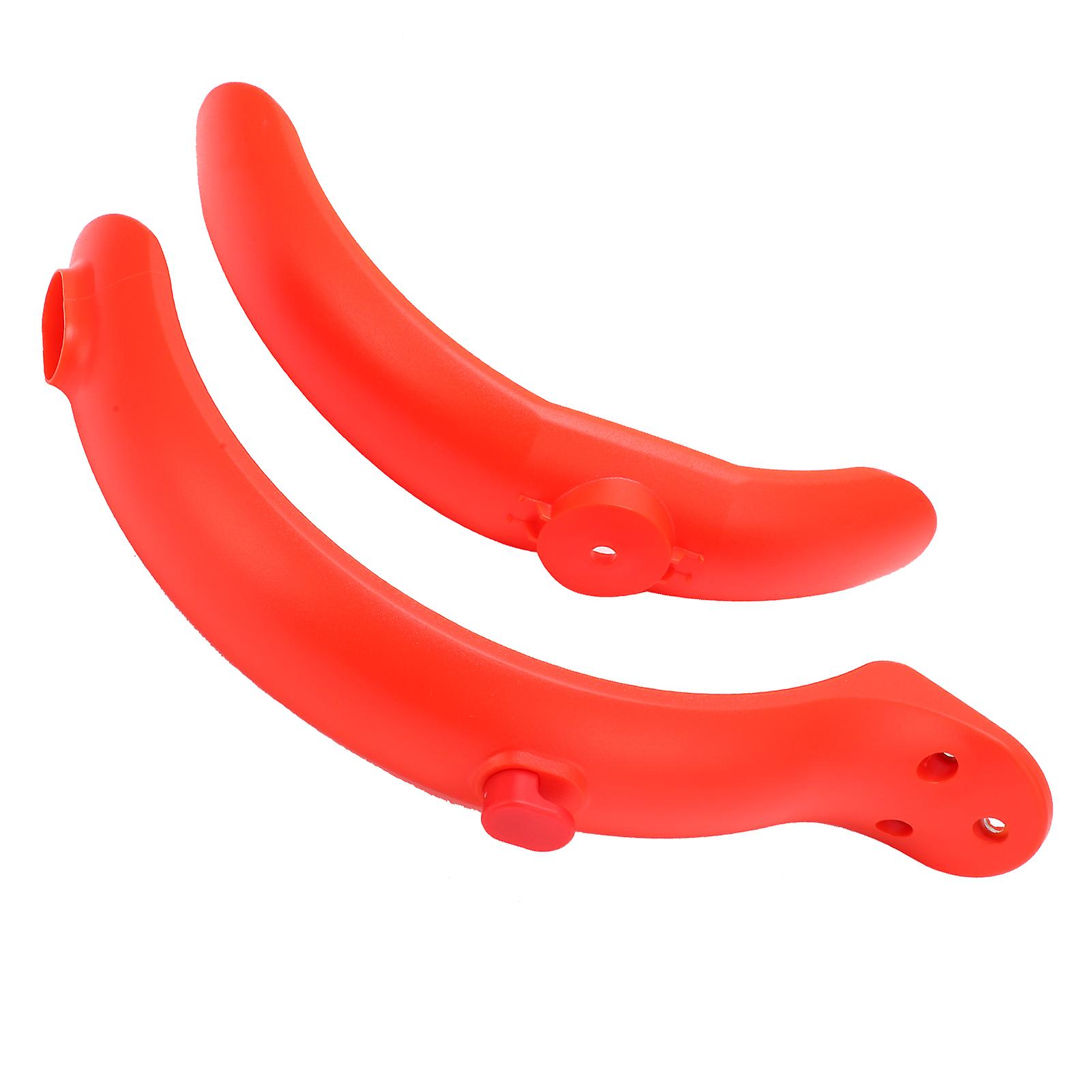 Electric Scooter Front And Rear Fender Mugguard Set With Tools For Xiaomi M365 Accessoriesred