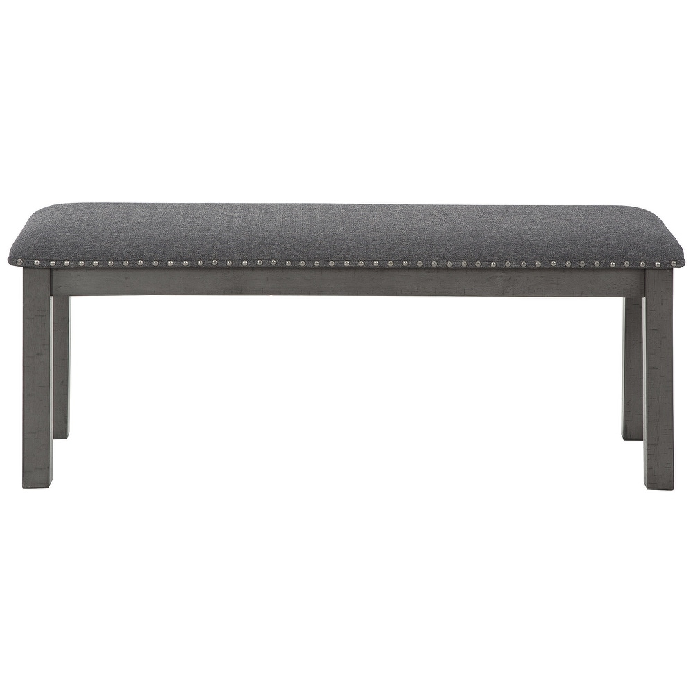 Ashley Furniture Myshanna Gray Upholstered Bench   49\