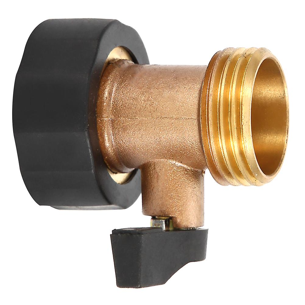 3/4 Dn20 Brass Straight Single Pass Ball Valve Hose Connector For Garden Use