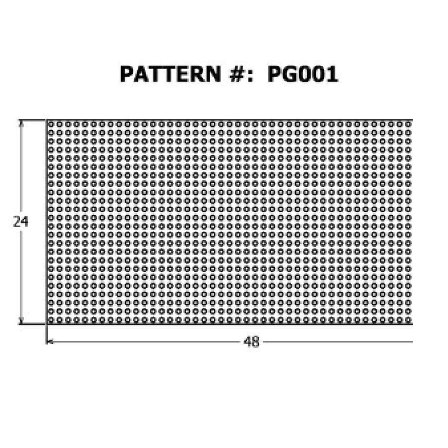 Alexandria Moulding 3/16 in. X 24 in. W X 4 ft. L Medium Fiberboard (MDF) Peg Board