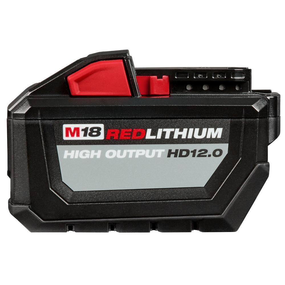 MW M18 18-Volt Lithium-Ion High Output 12.0Ah Battery Pack (4-Pack) 48-11-1812-X4