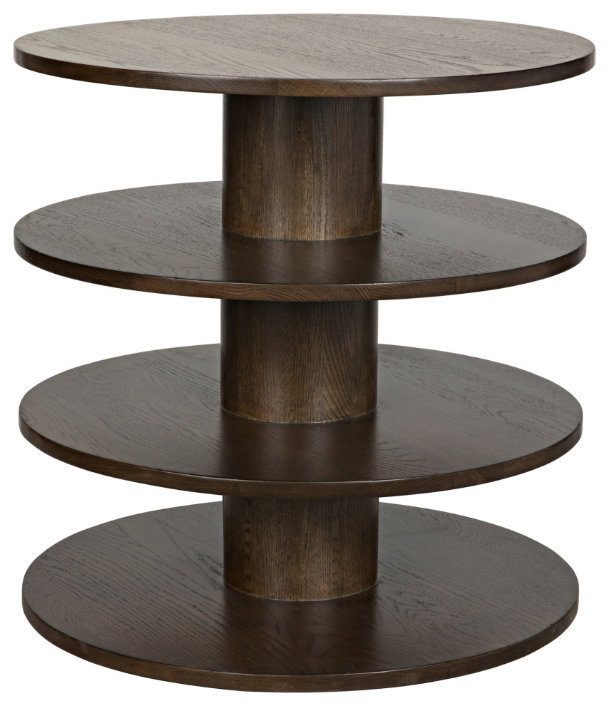 Marx Side Table  Oak   Transitional   Side Tables And End Tables   by CFC  Houzz