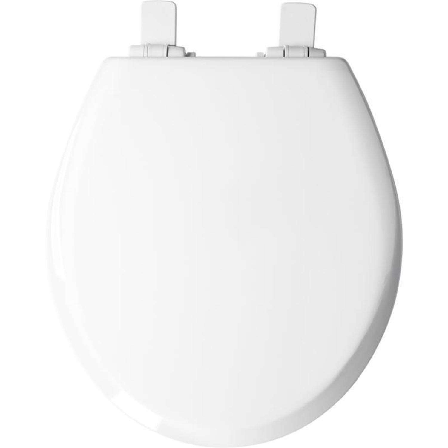 Mayfair by Bemis NextStep2 Slow Close Round White Enameled Wood Toilet Seat