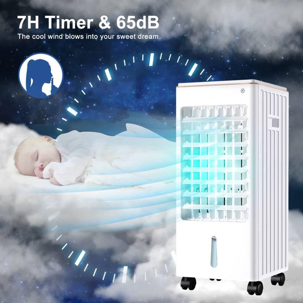 Tileon Portable Evaporative Air Cooler Fan Anion Humidify with Remote Control AYBSZHD1134