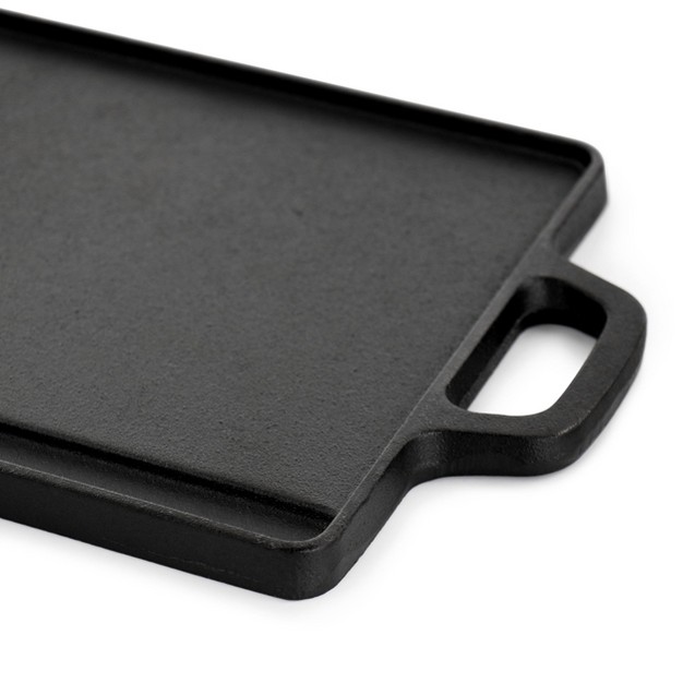 Oster Castaway Pre seasoned 18in X 9in Cast Iron Reversible Griddle