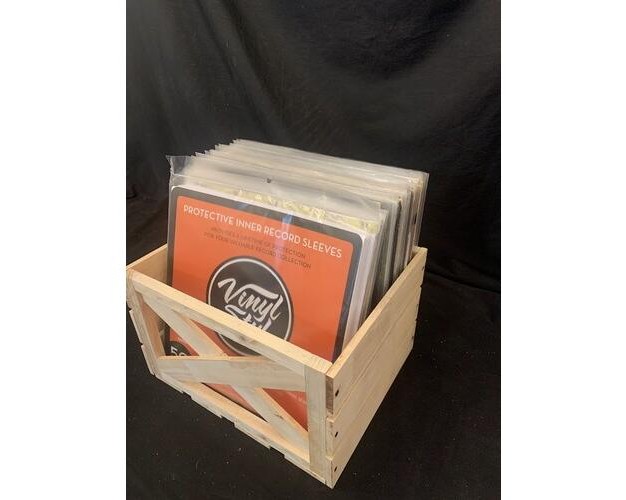 Vinyl Styl Vs rs 06l Express Lp Crate 12 Inch Lp Record Storage 40 Capacity Wood