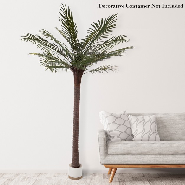 Robellini Palm Artificial Tree - 78-inch Potted Faux Plant For Office Or Home Decor - Realistic Greenery For Indoor Or Outdoor Use By Pure Garden