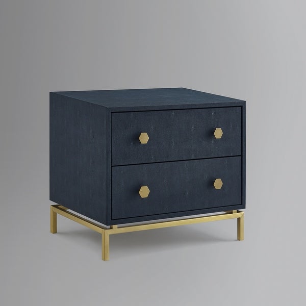 Jalynn 2 Drawers Side Table