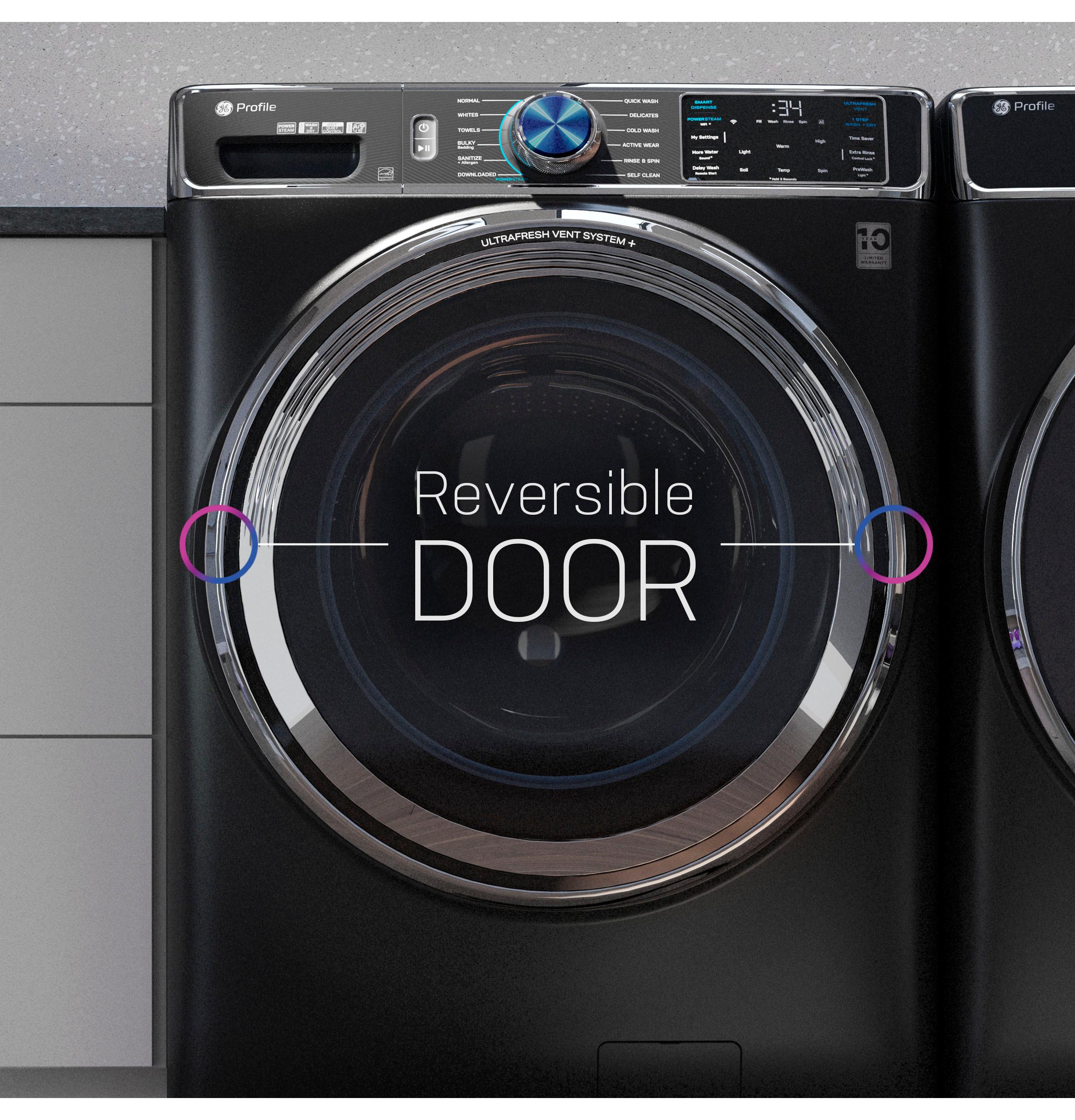 Ge Appliances PFW870SSVWW Ge Profile™ 5.3 Cu. Ft. Capacity Smart Front Load Energy Star® Washer With Ultrafresh™ Vent System+ With Odorblock™