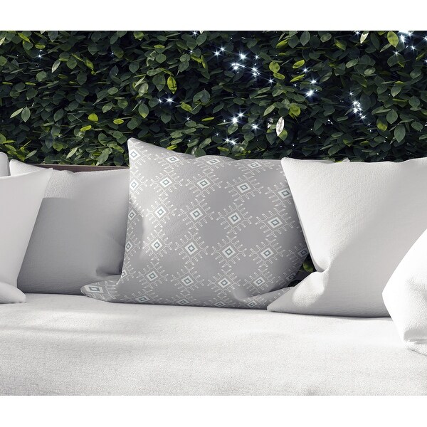 ZINA BLUE Indoor-Outdoor Pillow By Kavka Designs