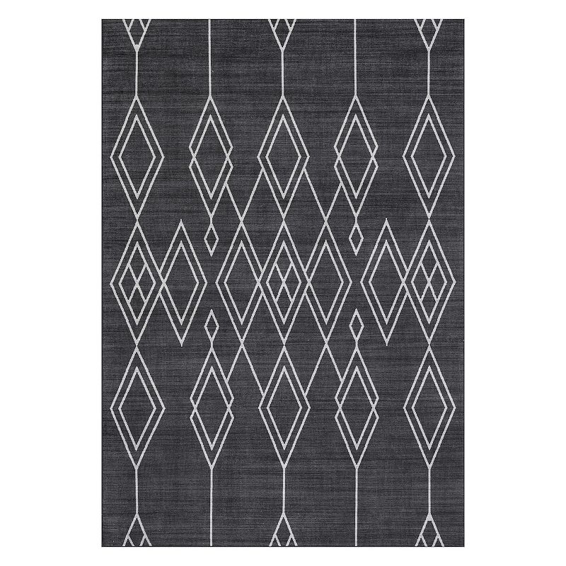 nuLoom Dell Cascading Diamond Machine Washable Indoor/Outdoor Area Rug