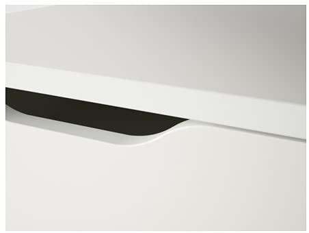 401.962.41 Alex Drawer on Casters, White, 26′′ Height, 19′′ Width, 26′′ Length,