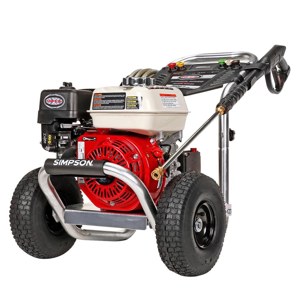 Simpson Professional Pressure Washer Cold Water Gas GX200 with AAA Triplex Plunger Pump ;