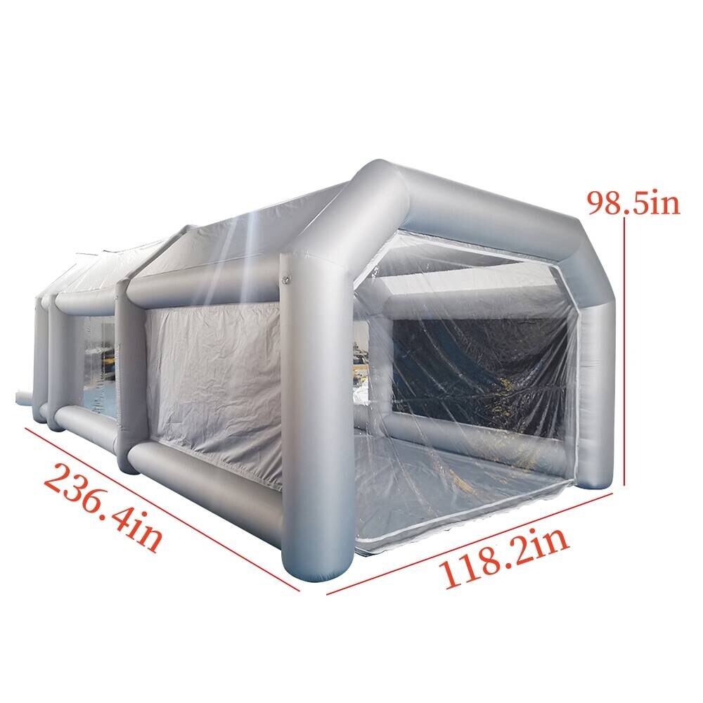 20*10*8ft Inflatable Filter Cotton Spray Paint Tent