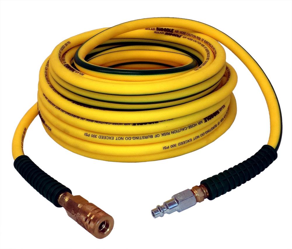 Rolair 3/8 In. x 50 Ft. Noodle Air Compressor Hose (incl. 1/4