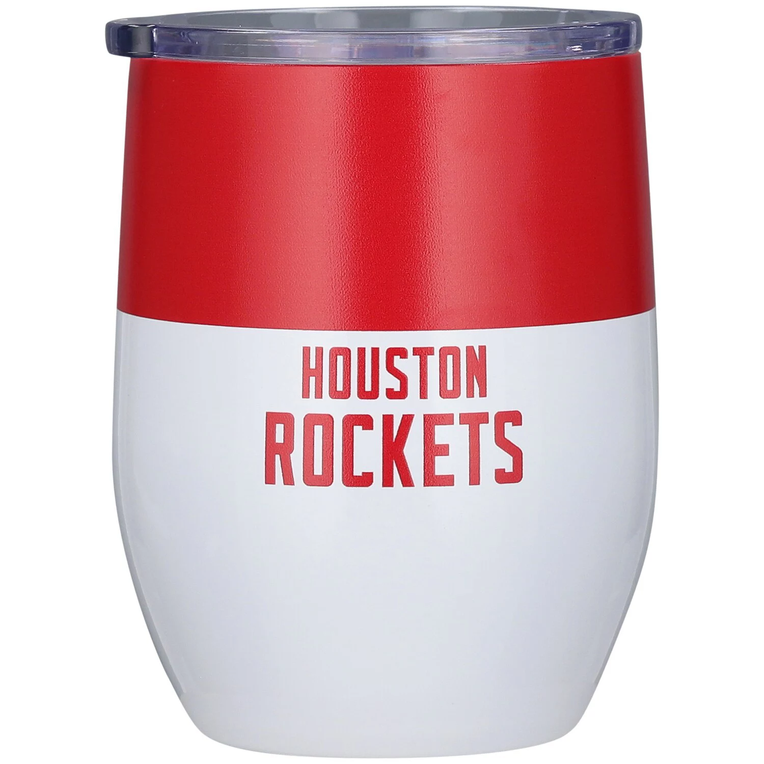 Houston Rockets 16oz. Colorblock Stainless Steel Curved Tumbler