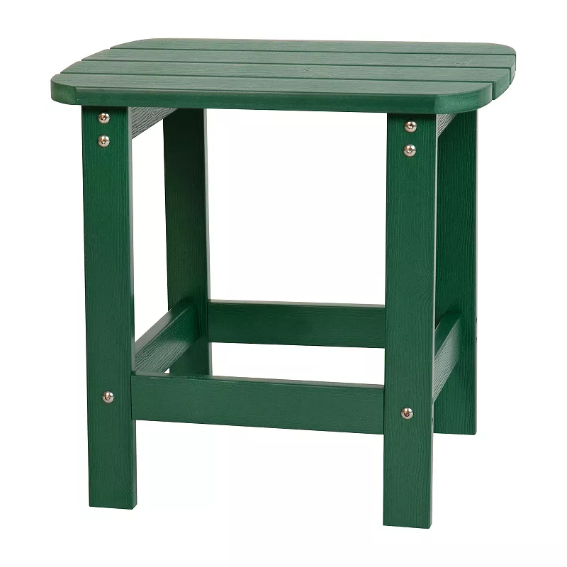 Flash Furniture Charlestown All-Weather Adirondack End Table