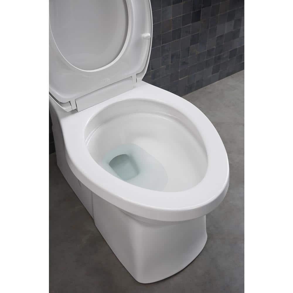 KOHLER Corbelle Comfort Height Revolution 360° 12 in RoughIn 2Piece 128 GPF Single Flush Elongated Toilet in White