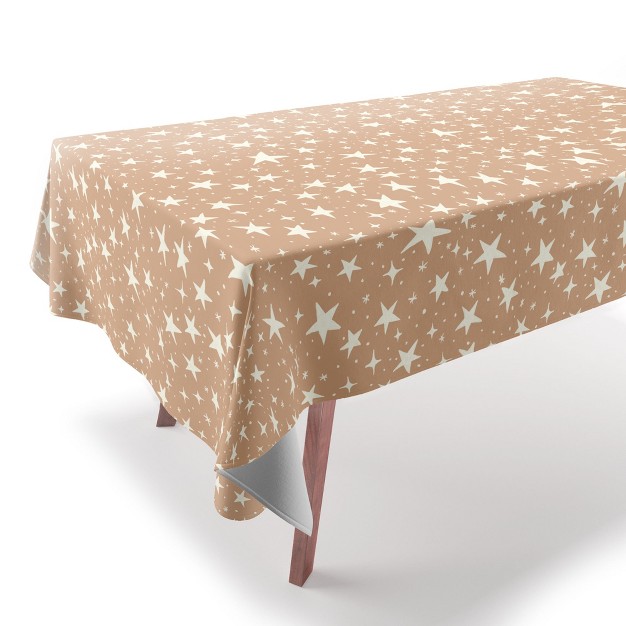 Avenie Stars In Neutral Tablecloth deny Designs