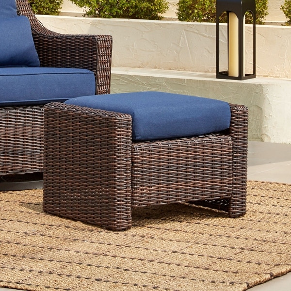 Murphy Outdoor Wicker Patio Furniture Swivel Glider Chair