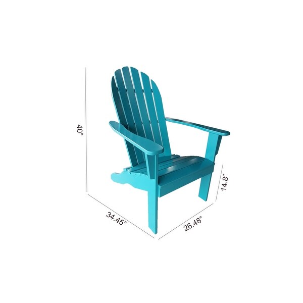 Wood Outdoor Adirondack Chair - Overstock - 36117453