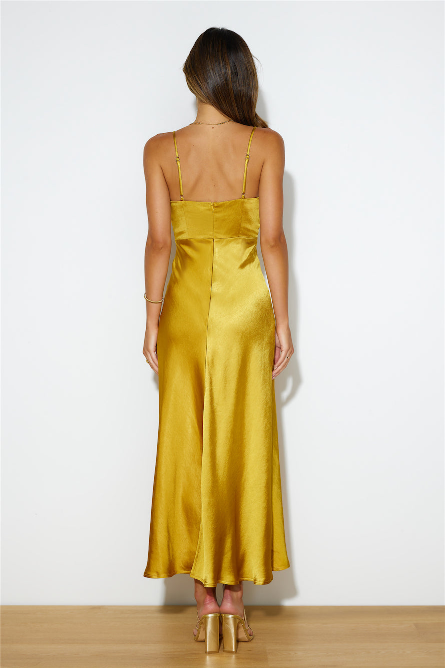 Lovely Escape Maxi Dress Mustard