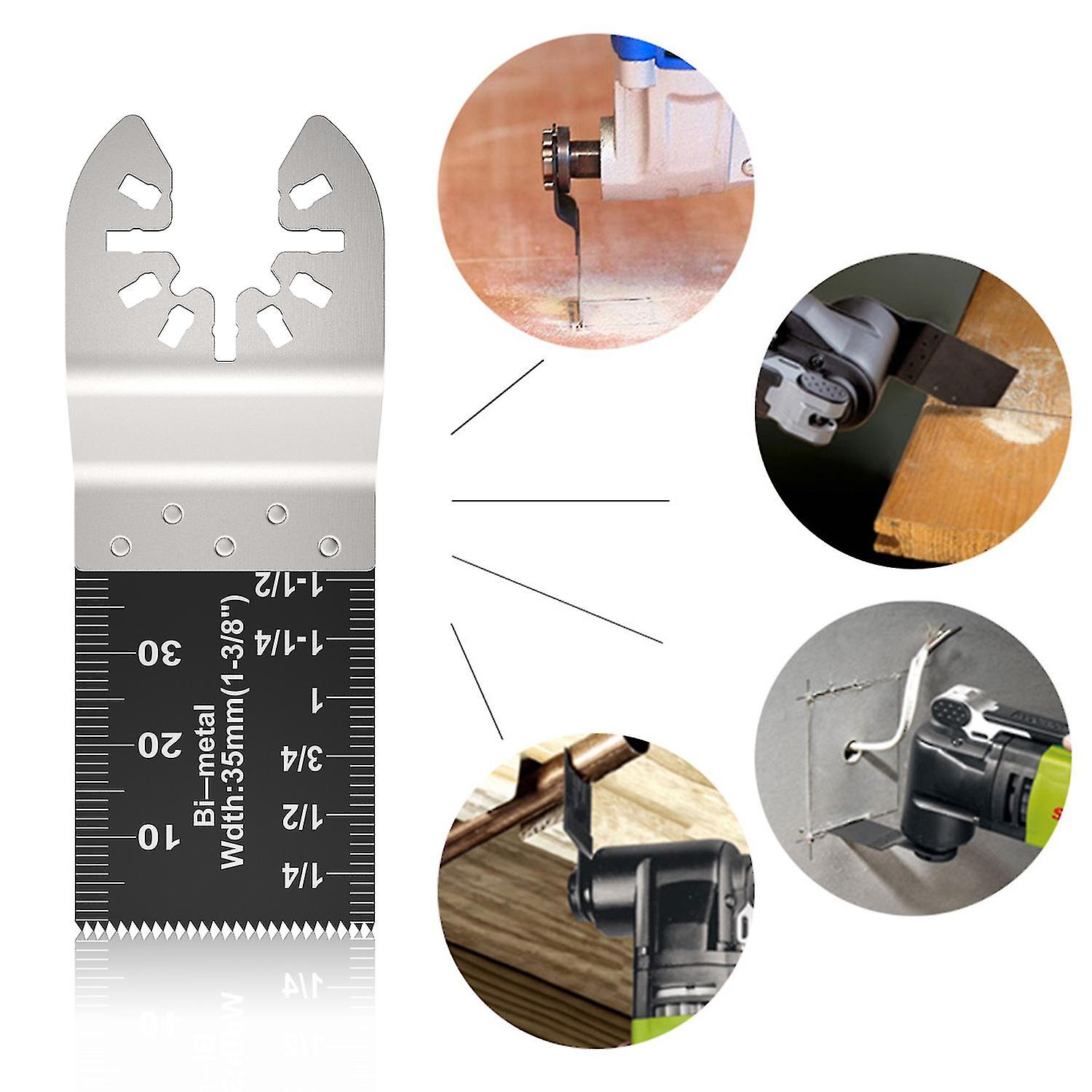 20Pcs Oscillating Multitool Blades Set Precision for Wood and Metal Oscillating Saw Blades Kit